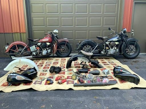 1946 Harley-Davidson FL OHV Knucklehead Big Twin Pair of for Sale
</span>