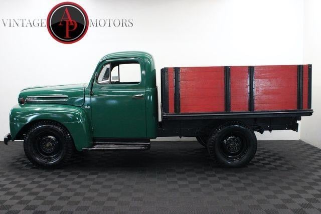 1950 Ford F3 Flat Head V8 Pickup Restored Stake Bed - Statesville, NC for Sale