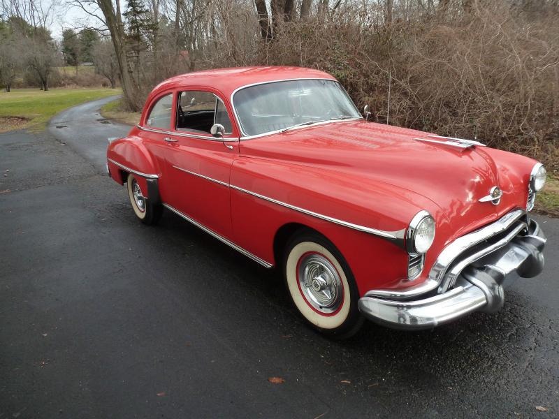 1950 Oldsmobile 2-door coupe red for Sale
</span>