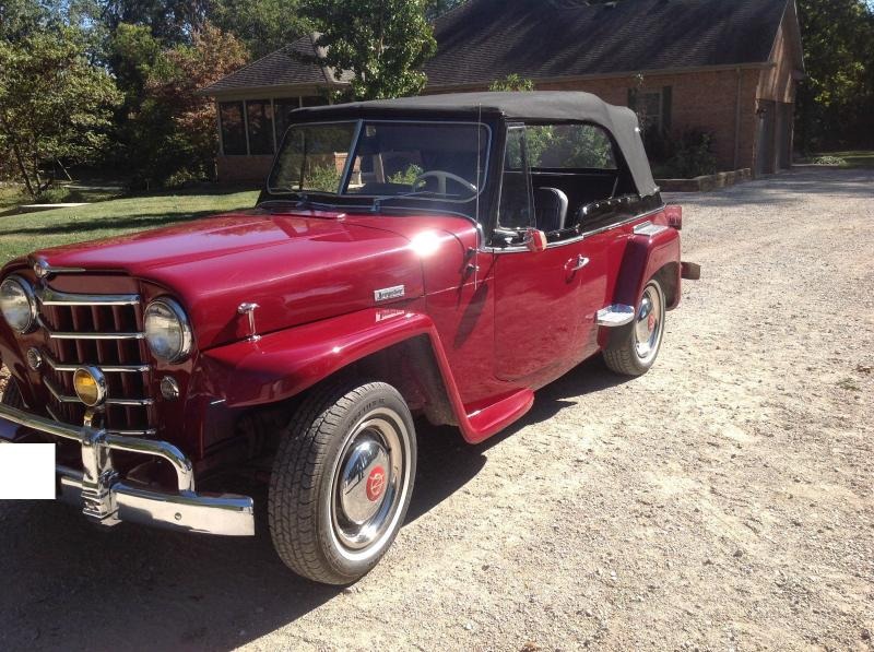 1950 Willys Jeepster Burgundy for Sale
</span>