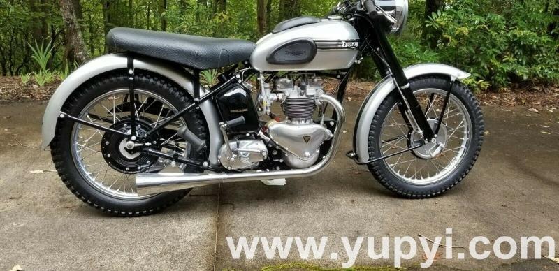 1953 Triumph T100 RACE KIT Silver for Sale
</span>