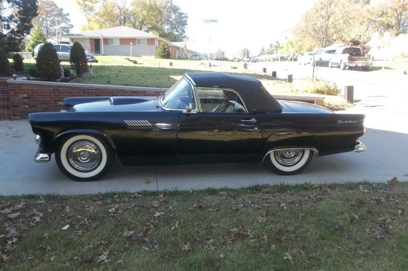 1955 Ford Thunderbird CONVERTIBLE BLACK for Sale
</span>