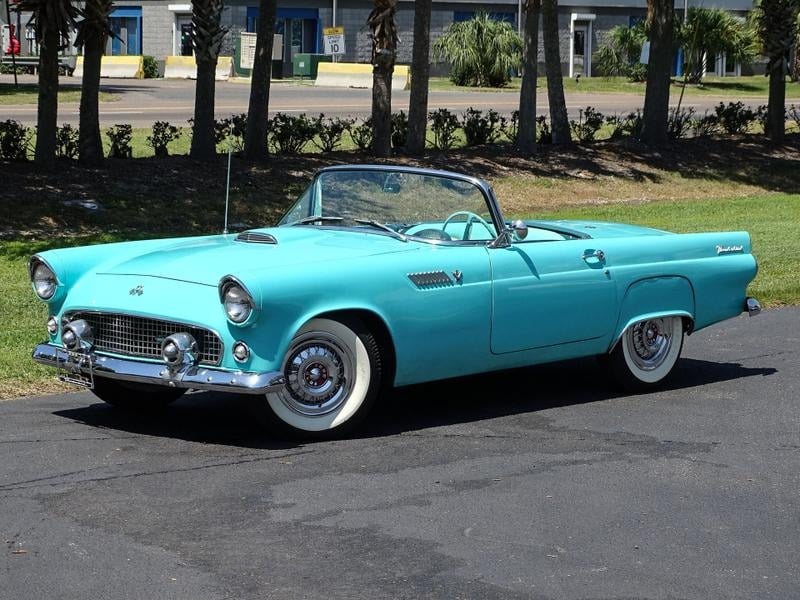 1955 Ford Thunderbird convertible Blue for Sale
</span>