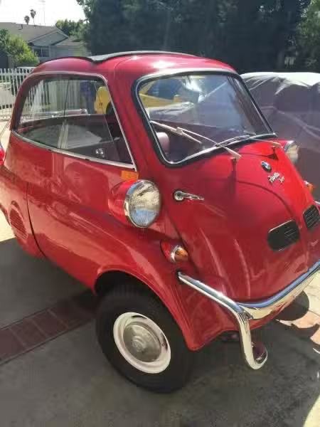 1957 BMW Isetta 300 Sunroof Red for Sale