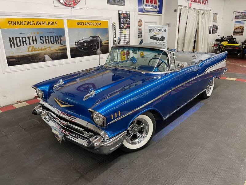 1957 Chevrolet Bel Air/150/210 - CONVERTIBLE - DUAL QUAD V8 for Sale
</span>