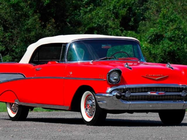 1957 Chevrolet Bel Air Convertible Fuel injected 283 CI V-8 engine for Sale
</span>