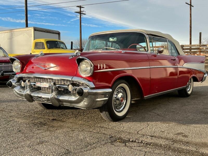 1957 Chevrolet Bel Air150210 Convertible Red for Sale