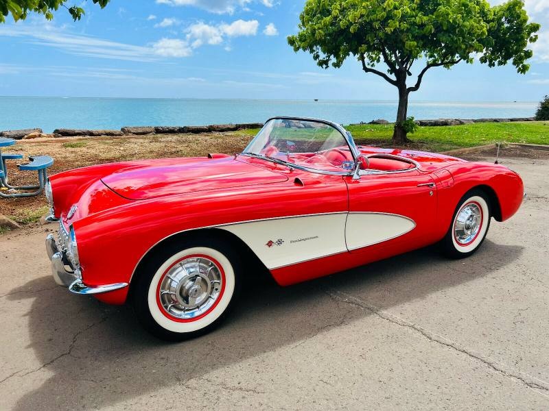 1957 Chevrolet Corvette 283ci Convertible Venetian Red for Sale
</span>
