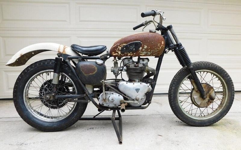 1957 Triumph Trophy VINTAGE 1957 TRIUMPH TR6 TROPHY DESERT for Sale
</span>