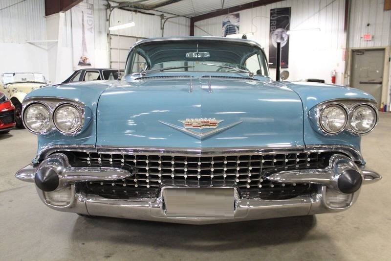 1958 Cadillac Eldorado Seville 5343 Miles blue Coupe V8 Automatic for Sale
</span>