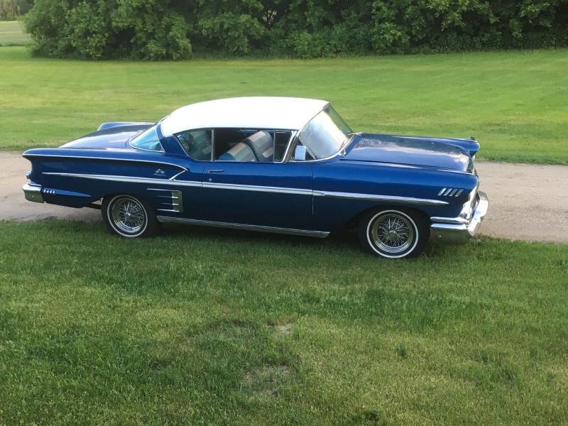 1958 Chevrolet Impala sports coupe 348 tri-power 4 speed for Sale
</span>