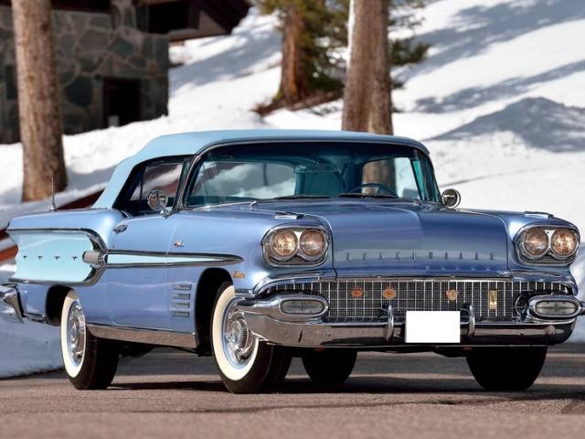 1958 Pontiac Bonneville Convertible 370/300 HP V-8 engine for Sale
</span>