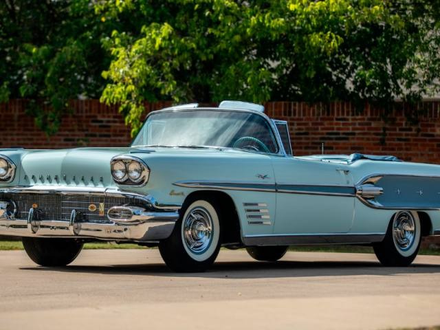 1958 Pontiac Bonneville Convertible Tri-Power 370 CI V-8 engine for Sale
</span>