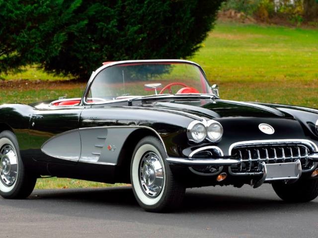 1959 Chevrolet Corvette Convertible 283/290 HP fuel injected V-8 engine for Sale
</span>