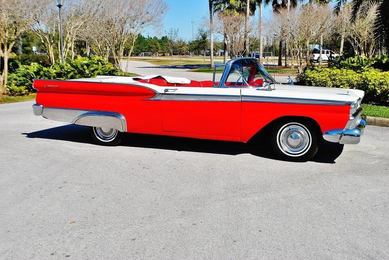 1959 Ford Galaxie Convertible Red for Sale
</span>