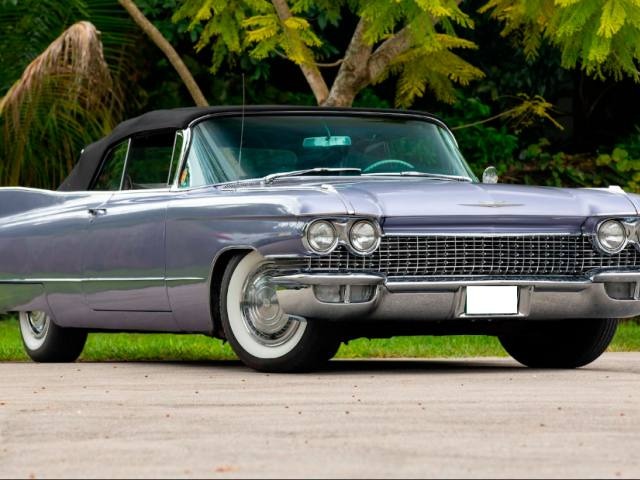 1960 Cadillac Series 62 Convertible 390 CI Engine Purple for Sale
</span>
