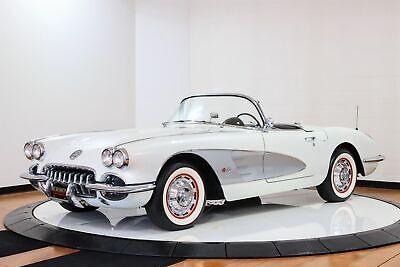 1960 Corvette 1960 Chevrolet Corvette 4 Speed Ermine White for Sale
</span>