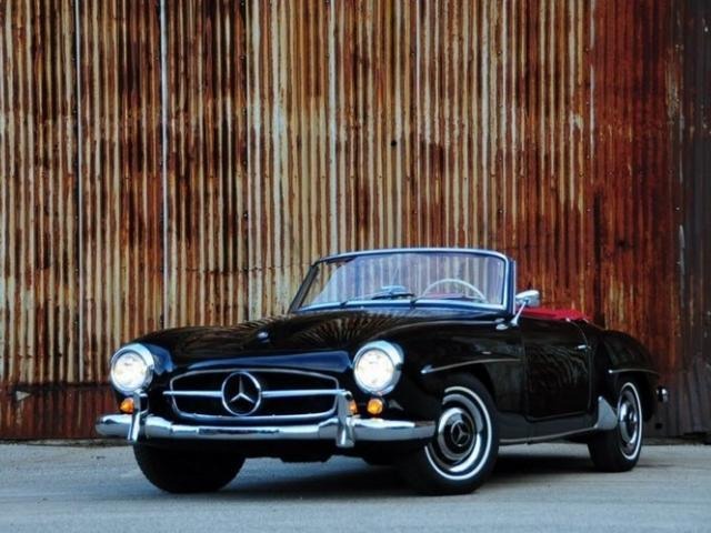 1960 Mercedes Benz 190SL Convertible Black Color for Sale
</span>