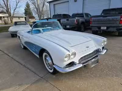 1961 Chevrolet Corvette White Convertible 283 245HP for Sale