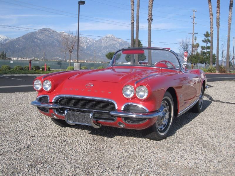 1962 Chevrolet Corvette Convertible Red for Sale
</span>