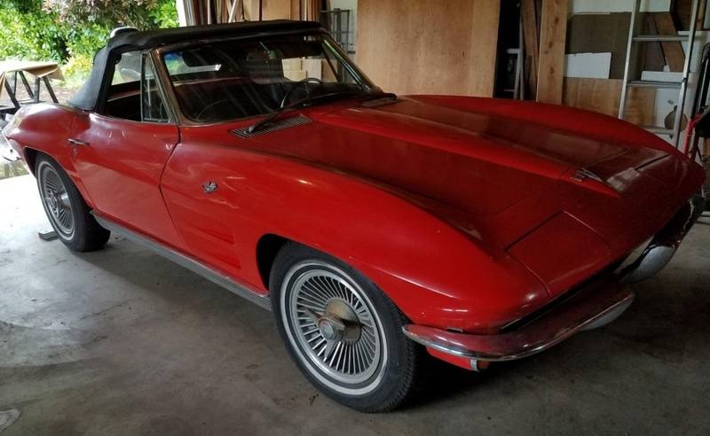 1963 Chevrolet Corvette Convertible 327 4-Speed Project for Sale
</span>