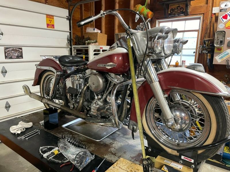 1963 Harley-Davidson FL old vintage motorcycles for sale
</span>
