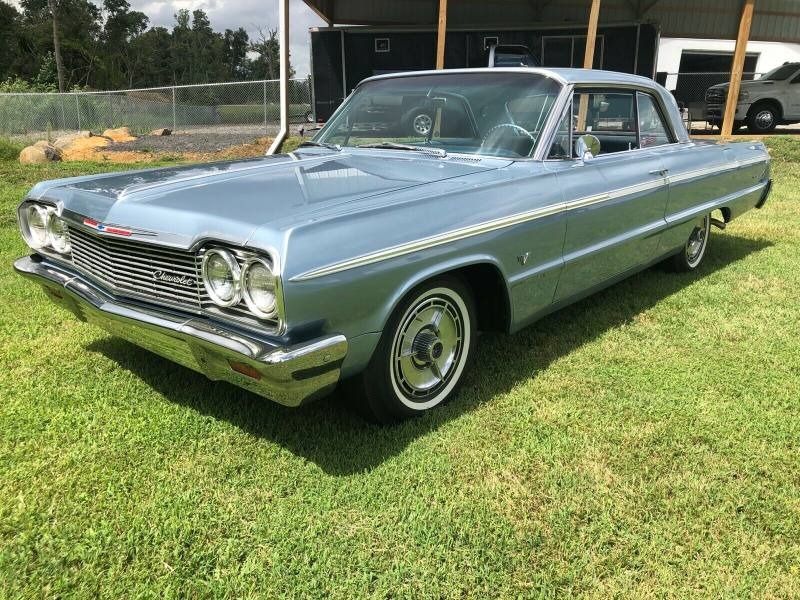 1964 Chevrolet Impala Coupe Blue RWD Manual SS for Sale
</span>