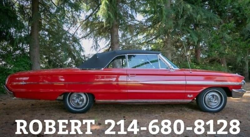 1964 Ford Galaxie 500 XL convertible with 390ci engine. for Sale