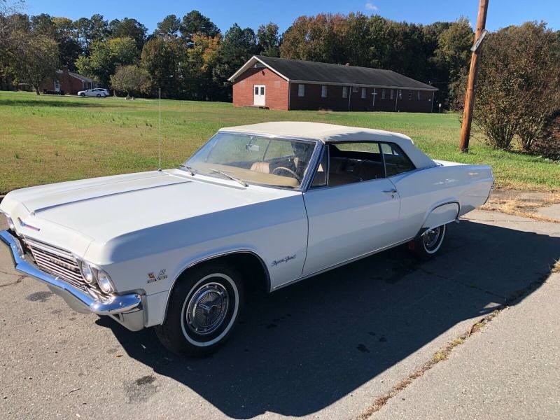 1965 Chevrolet Impala Convertible White RWD for Sale
</span>