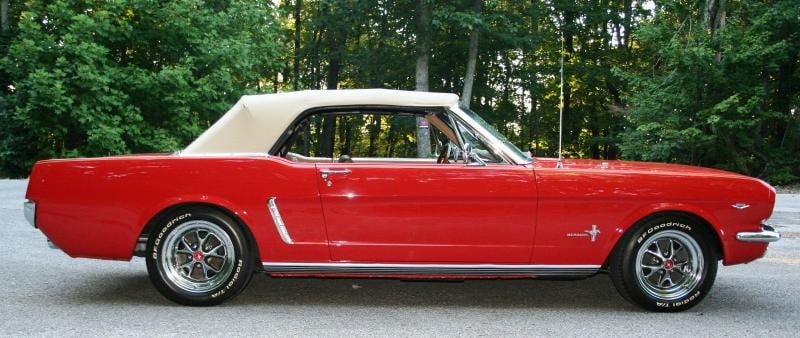 1965 Ford Mustang Base 4.7L Red for Sale
</span>