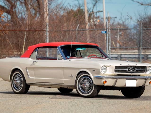 1965 Ford Mustang Convertible 260 CI Engine Wimbledon White for Sale
</span>