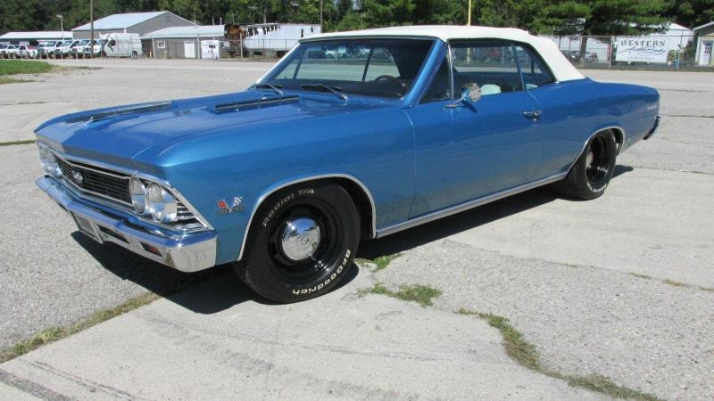1966 Chevrolet Chevelle Convertible Muscle Car for Sale
</span>