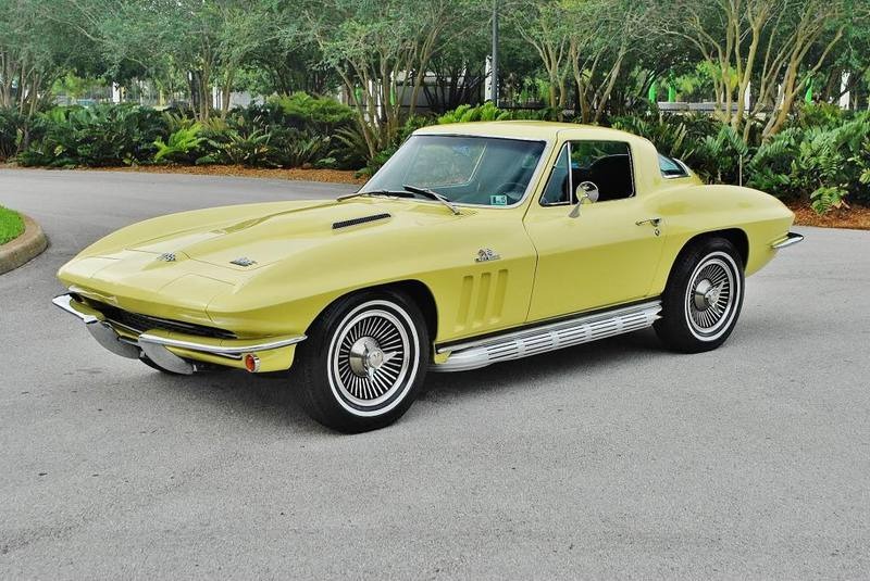 1966 Chevrolet Corvette coupe Yello for Sale
</span>