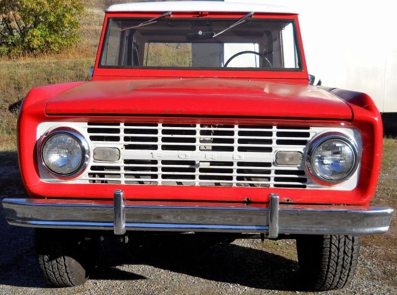 1966 Ford Bronco 289 V-8 Orange for Sale
</span>