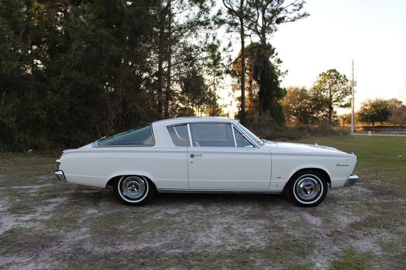 1966 Plymouth Barracuda Fast Back White for Sale
</span>