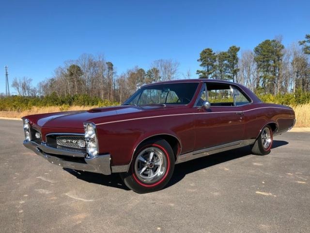 1967 Pontiac GTO 400 V8 Engine Coupe Burgundy for Sale
</span>