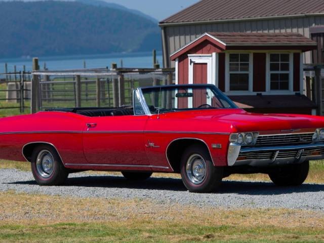 1968 Chevrolet Impala SS Convertible 327/300 HP V-8 engine for Sale
</span>