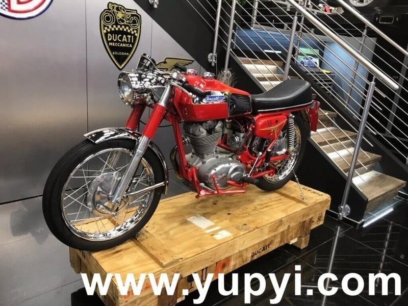 1968 Ducati 350 Mark 3 D-Desmo Twin Filler Genuine Red Frame for Sale