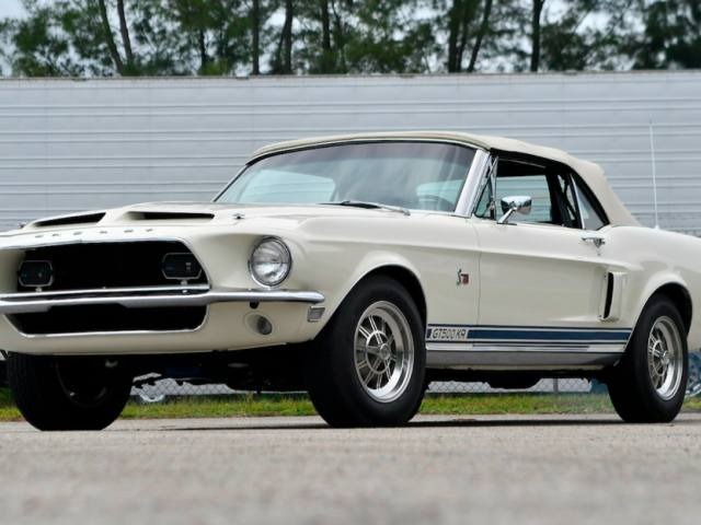 1968 Ford Mustang Shelby GT500KR Convertible Wimbledon White for Sale
</span>