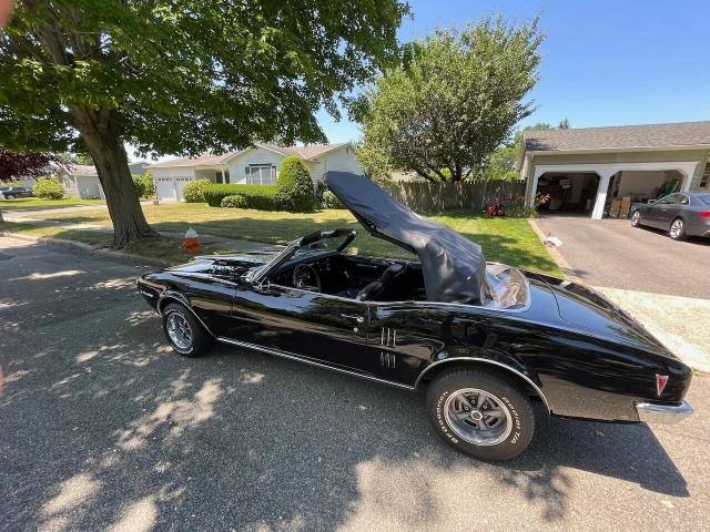 1968 Pontiac Firebird Convertible Black-on-Black V8 for Sale
</span>