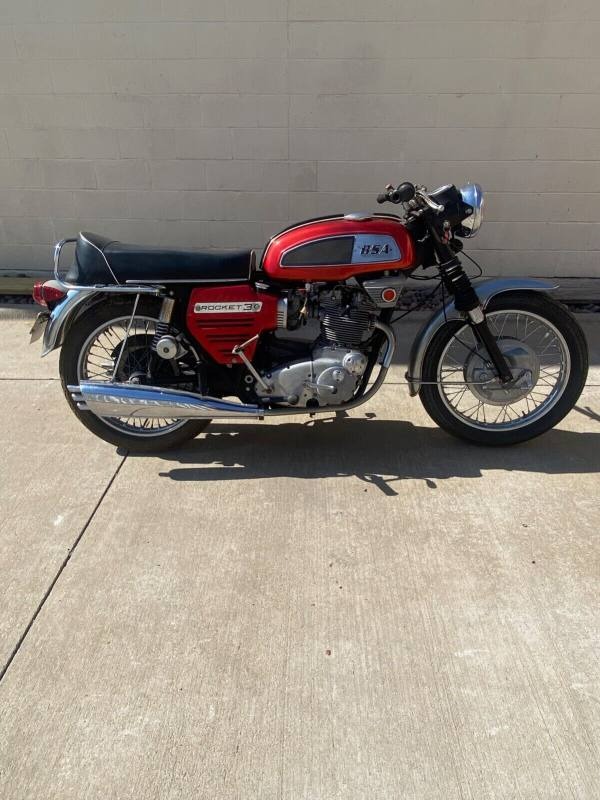 1969 BSA Rocket Three barn fresh project bike for Sale
</span>