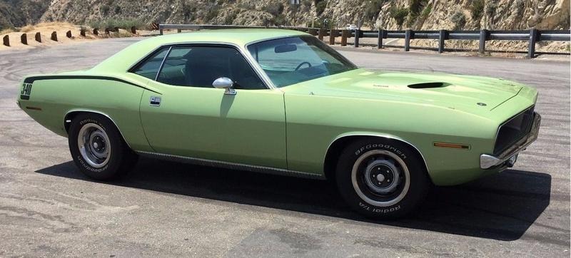 1970 Plymouth Barracuda 318 V8 Green for Sale
</span>