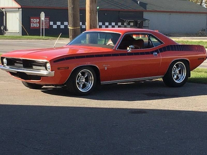 1970 Plymouth Barracuda Grand coupe Orange for Sale
</span>