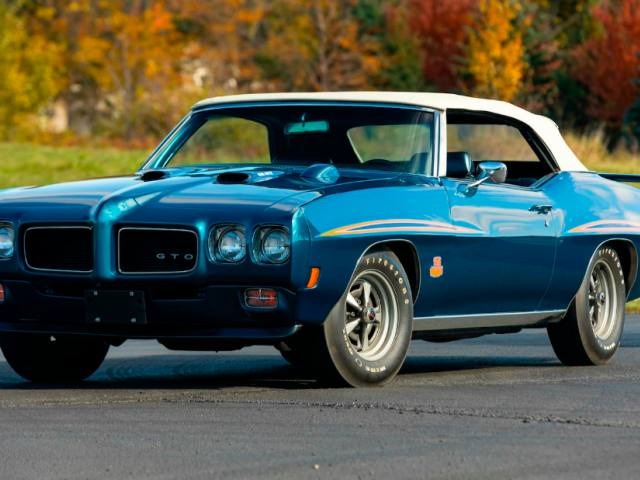 1970 Pontiac GTO Judge Ram Air IV Convertible V-8 Atoll Blue for Sale
</span>