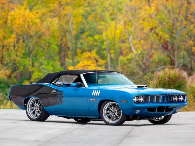 1971 Plymouth Barracuda Convertible 426/540 HP Hemi V-8 engine for Sale
</span>