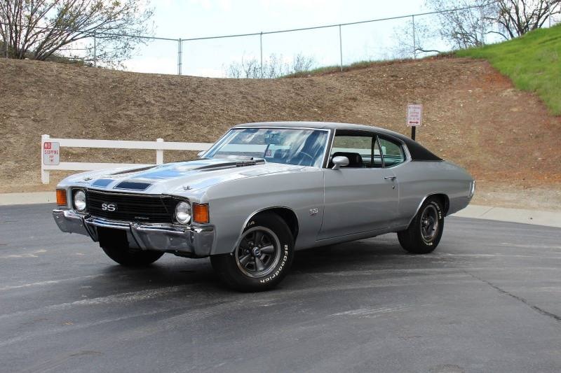 1972 Chevrolet Chevelle SS Silver Coupe Manual for Sale
</span>