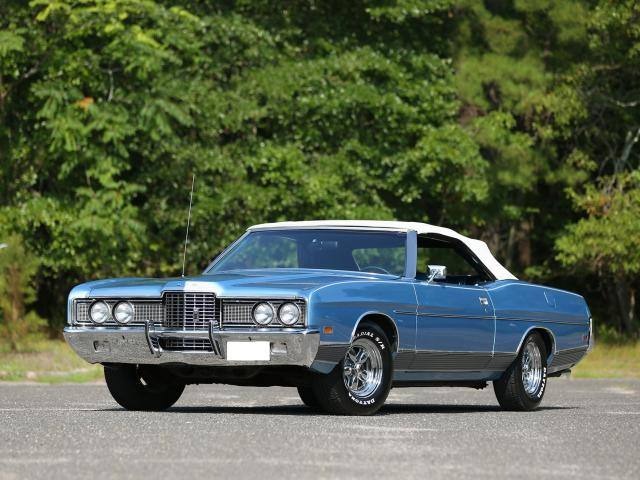 1972 Ford LTD Convertible 429 V8 Medium Blue Metallic for Sale
</span>