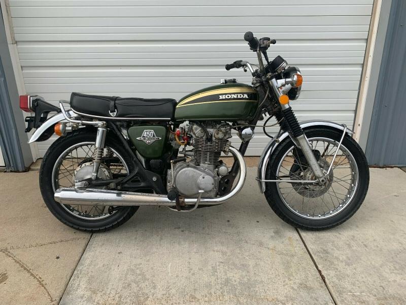 1973 Honda CB 1973 Honda CB450 Motorcycle Green for Sale
</span>