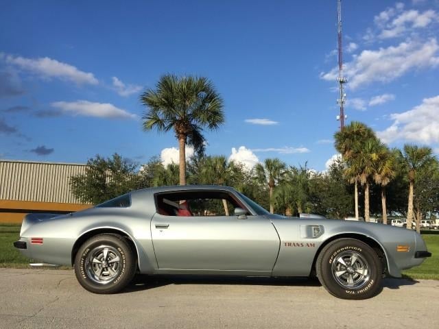 1975 Pontiac Trans Am SILVER COUPE for Sale
</span>
