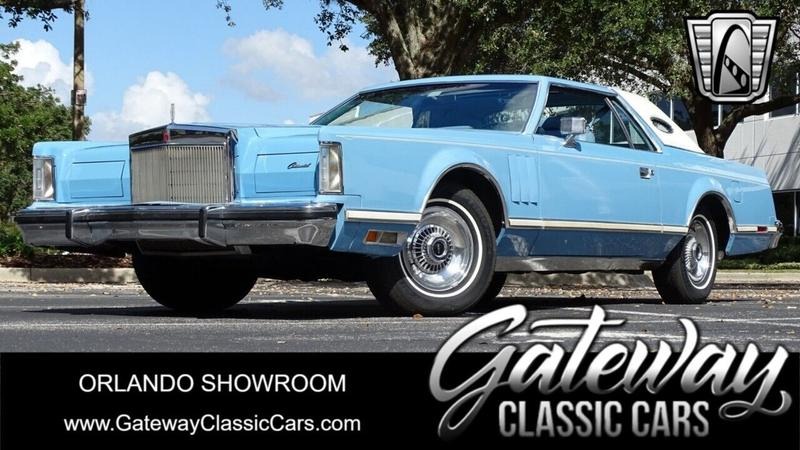 1978 Lincoln Continental Mark V Wedgewood Blue 1978 Lincoln for Sale
</span>